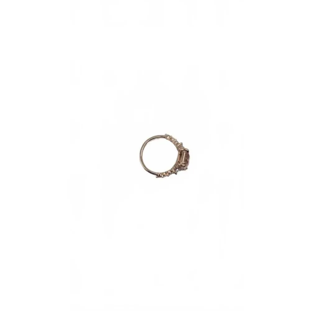 Elegant Vintage Style Rose Gold plated Ring with Emerald Cut Stone Size 6 - Picture 7 of 8